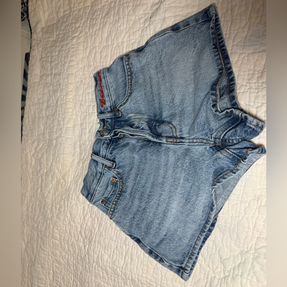 Pacsun Vintage High Waisted Budweiser Shorts